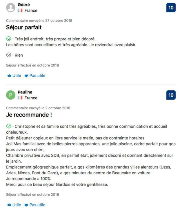 보케르 Mas Guiraud, Le Coquet B&B 외부 사진